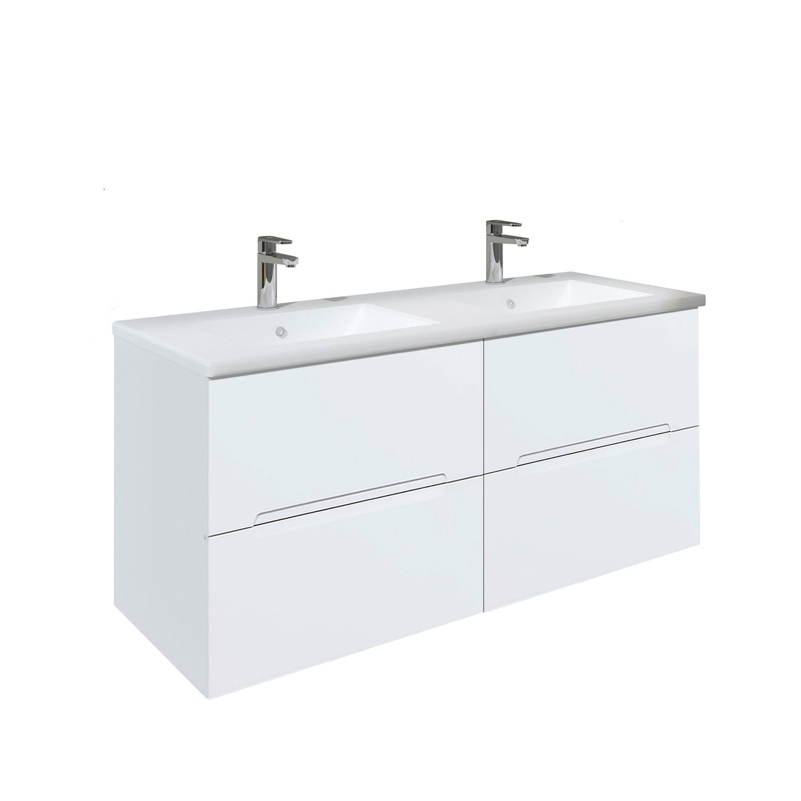 Mueble Baho Calma suspendido 120 blanco brillo