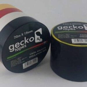 Pz. cinta aislante de PVC 19mmx20m blanca