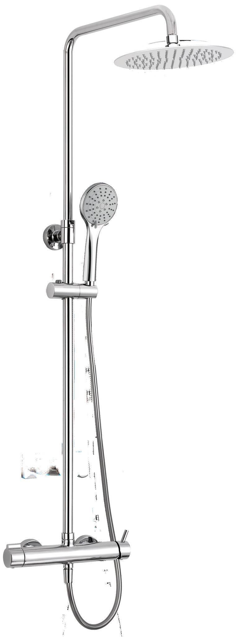 Equipo de ducha Monomando Baho Foro telescopico