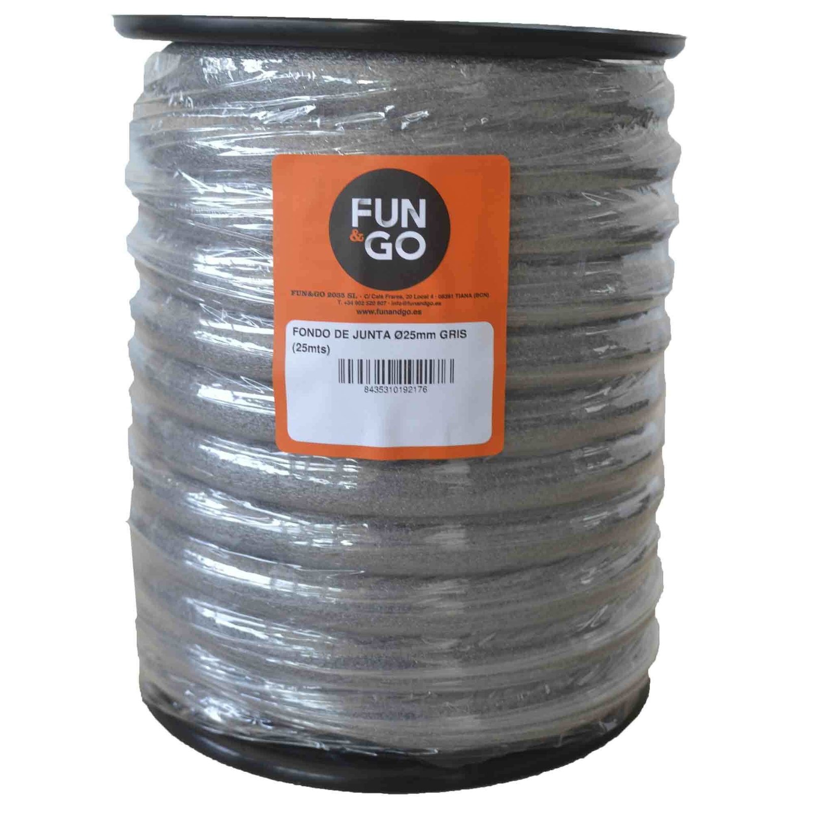 Bobina fondo de junta D.25 gris (25 metros)
