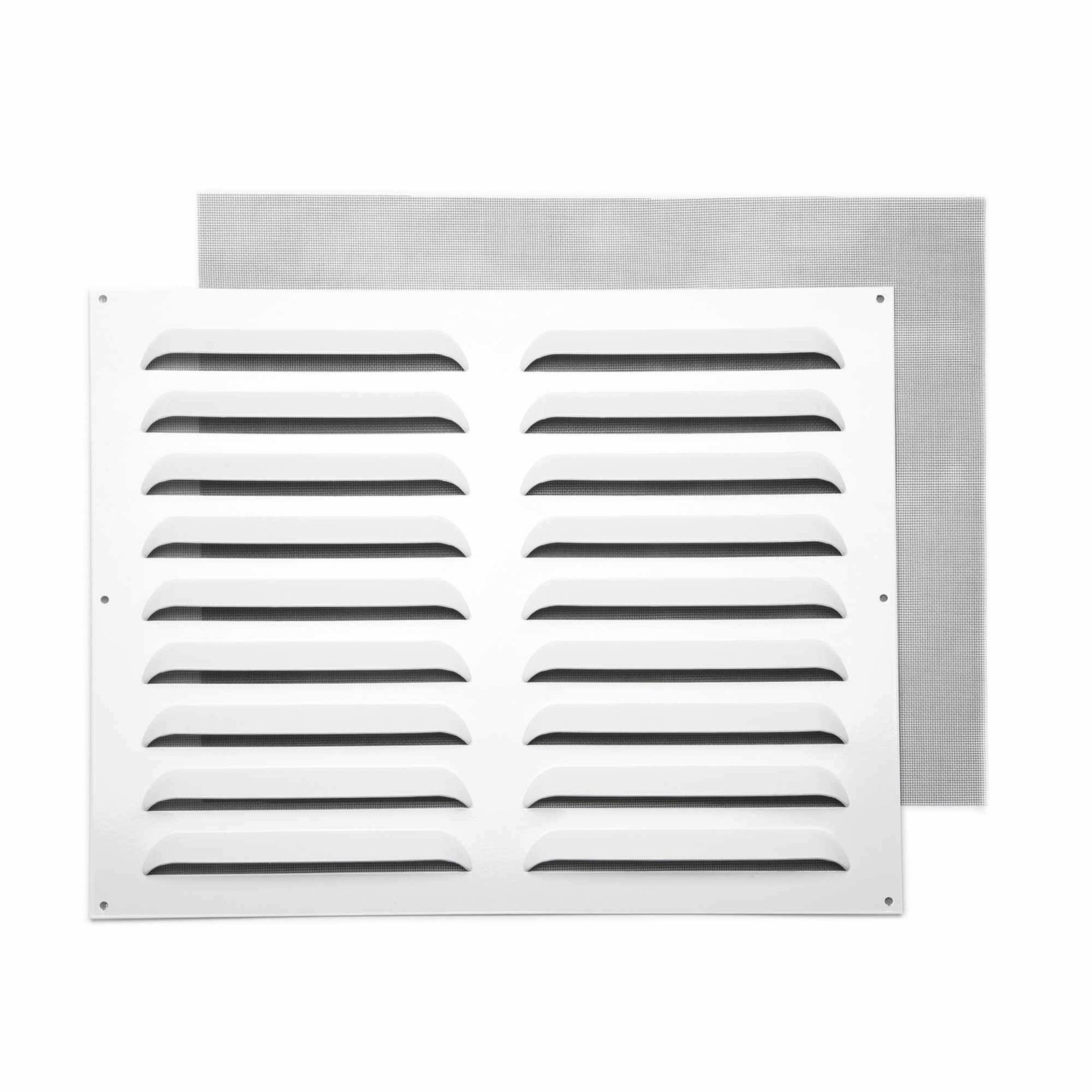 Pz. Gamma rejilla reforzada 50x40x1.5 blanca mosq.