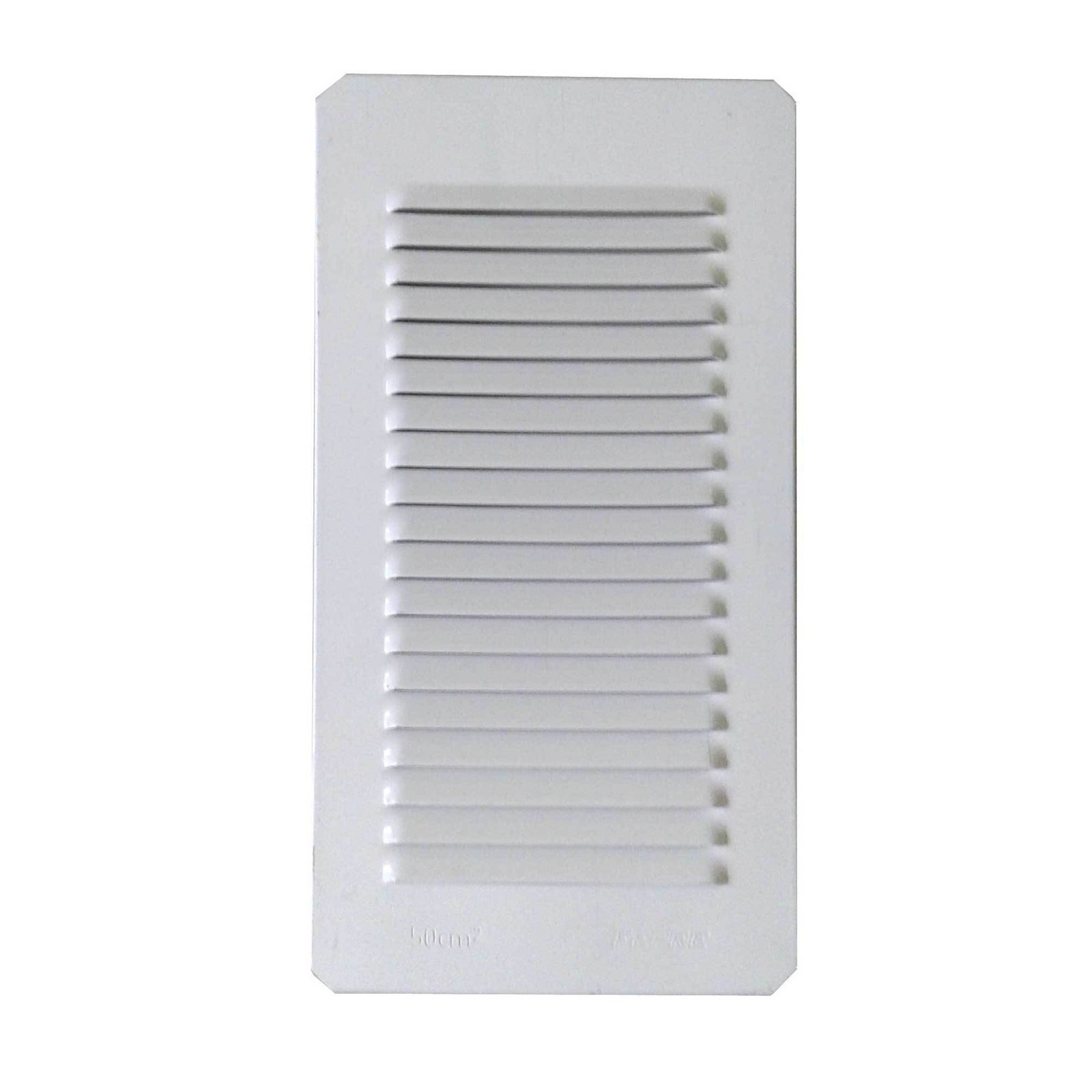 Pz. Gamma rejilla empotrar 0.8 blanca 21x11