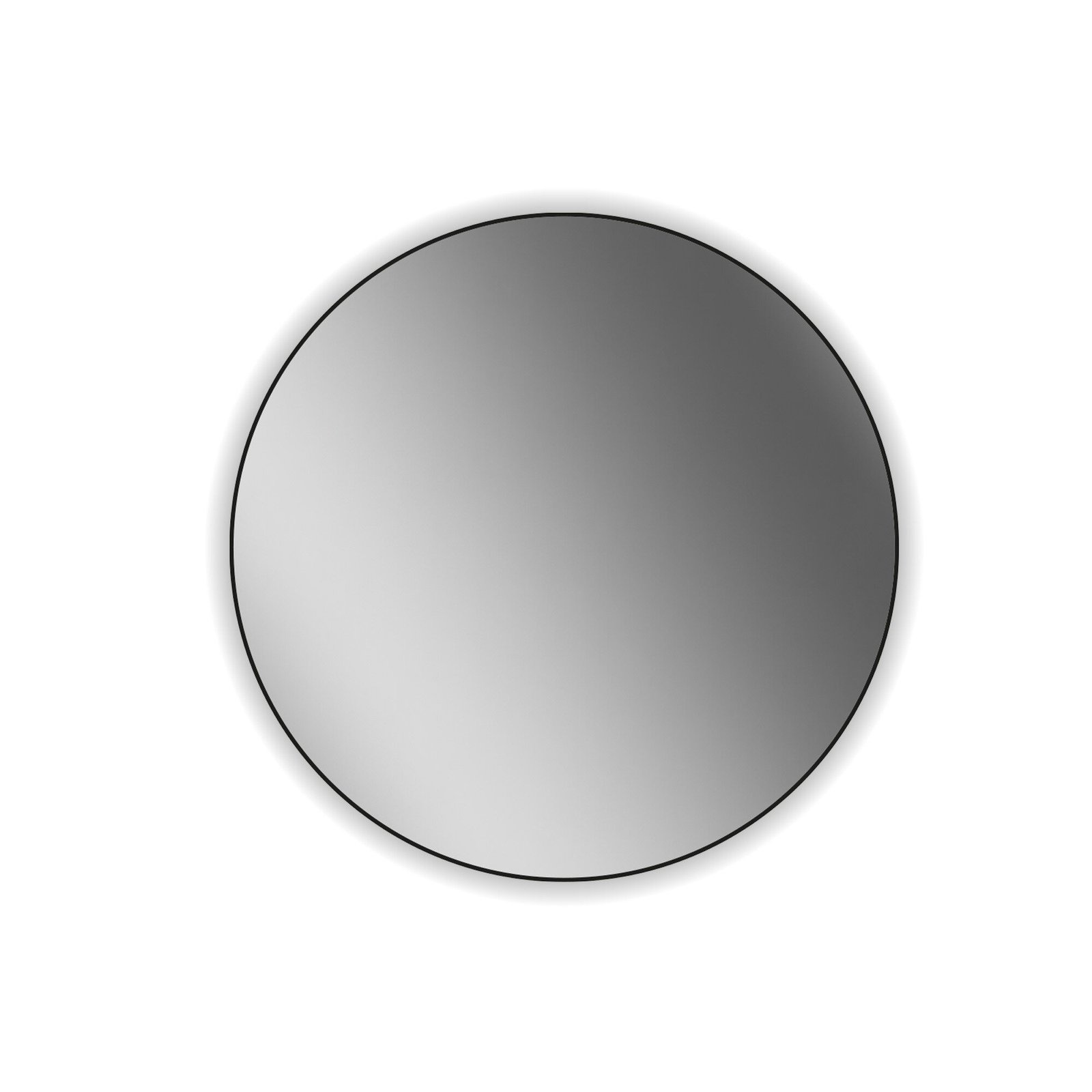 Espejo Baho Neven redondo diam.80 retroiluminado negro