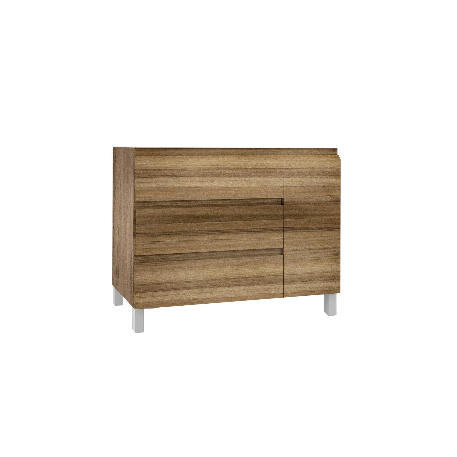 Mueble Baho Nordic Siroko 3C  1P 100x45 a suelo