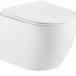 Inodoro Ópalo Baho suspendido con tapa amortiguada blanco mate