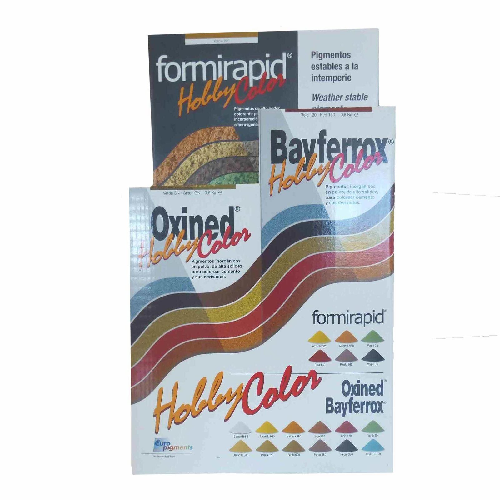 Caja pigmento bayferrox c.amarillo 920 400gr