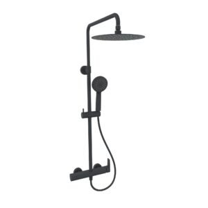 Equipo de ducha Baho Plano negro