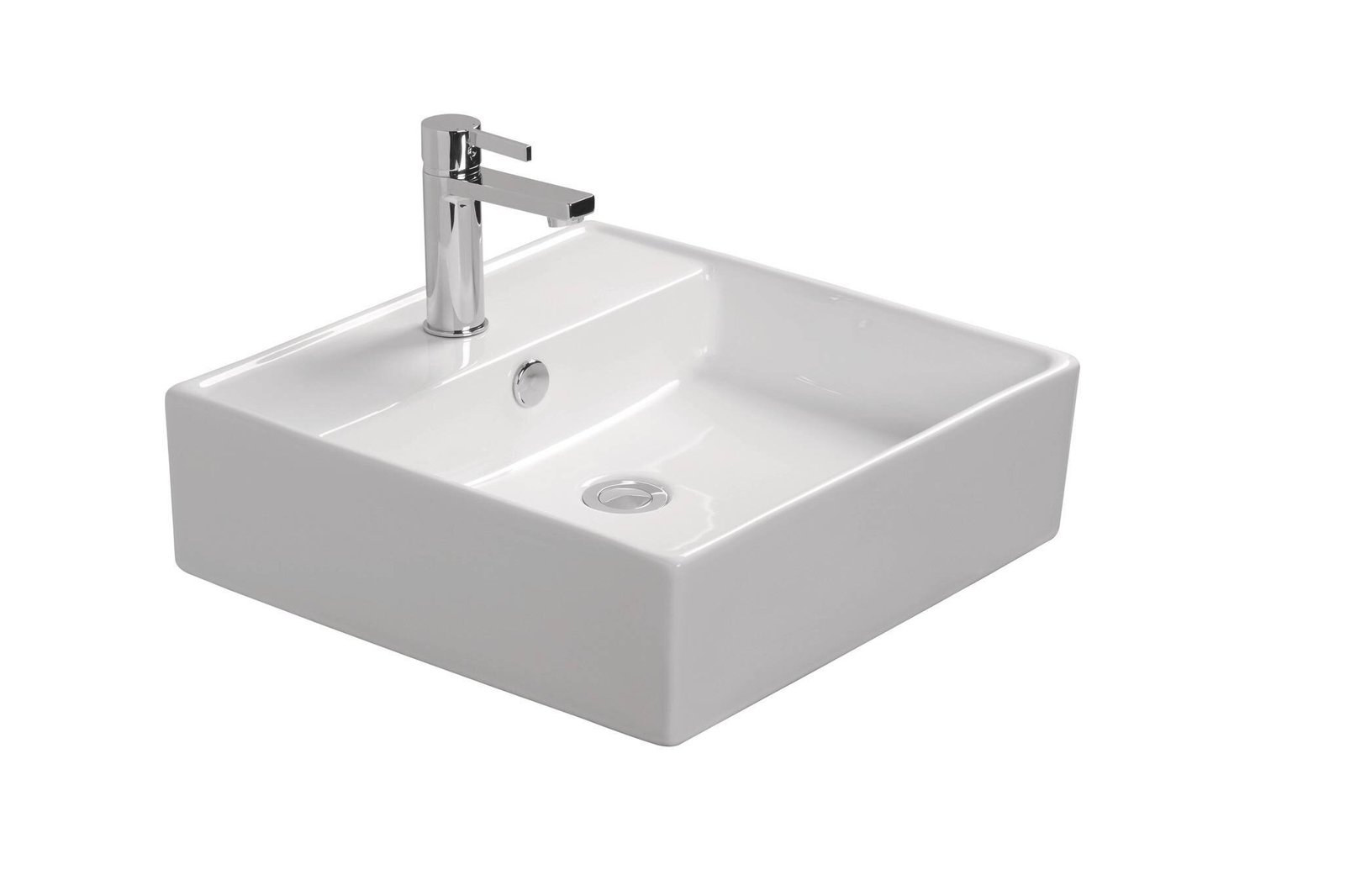Lavabo Baho Loft blanco 46.5x46.5