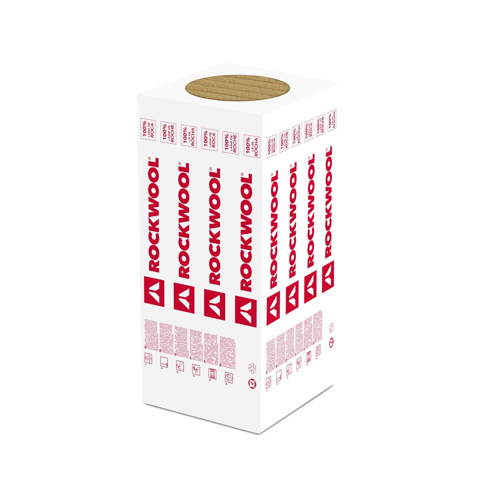 Panel Rockwool cubierta inclinada Rockciel 120x60 cm - 80mm (294064)