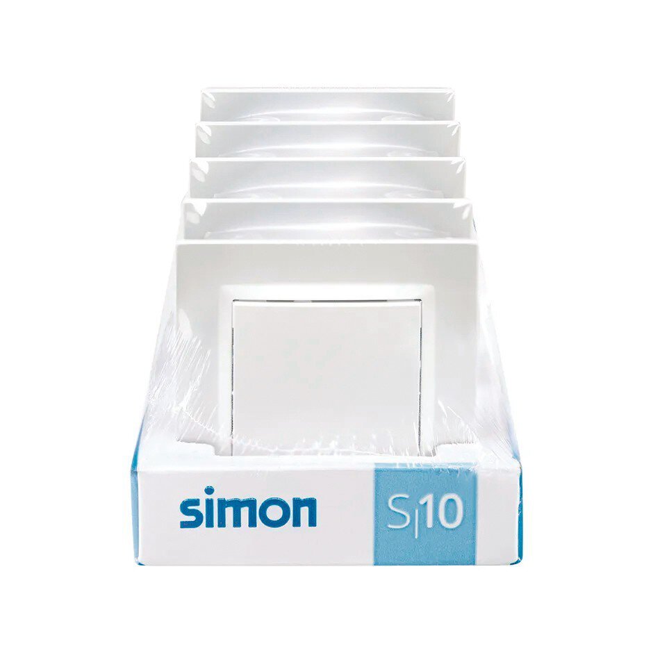 Pz.Simon Pack 5 conmutadores S10 Blanco