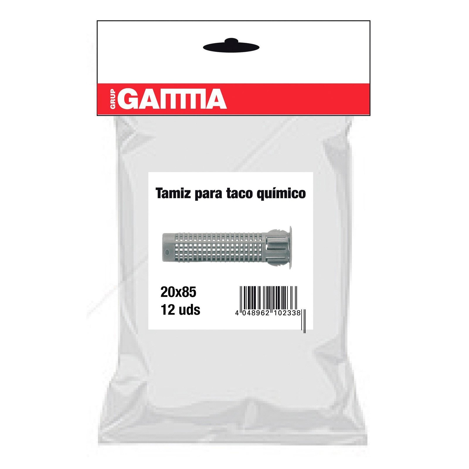 Bolsa Gamma tamiz para anclaje quimico 20x85 (12un)