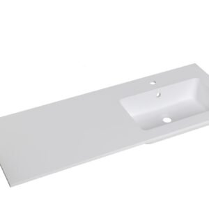 Lavabo Baho Bianco V  mate 120 cm. derecha (seno a 30 cm)