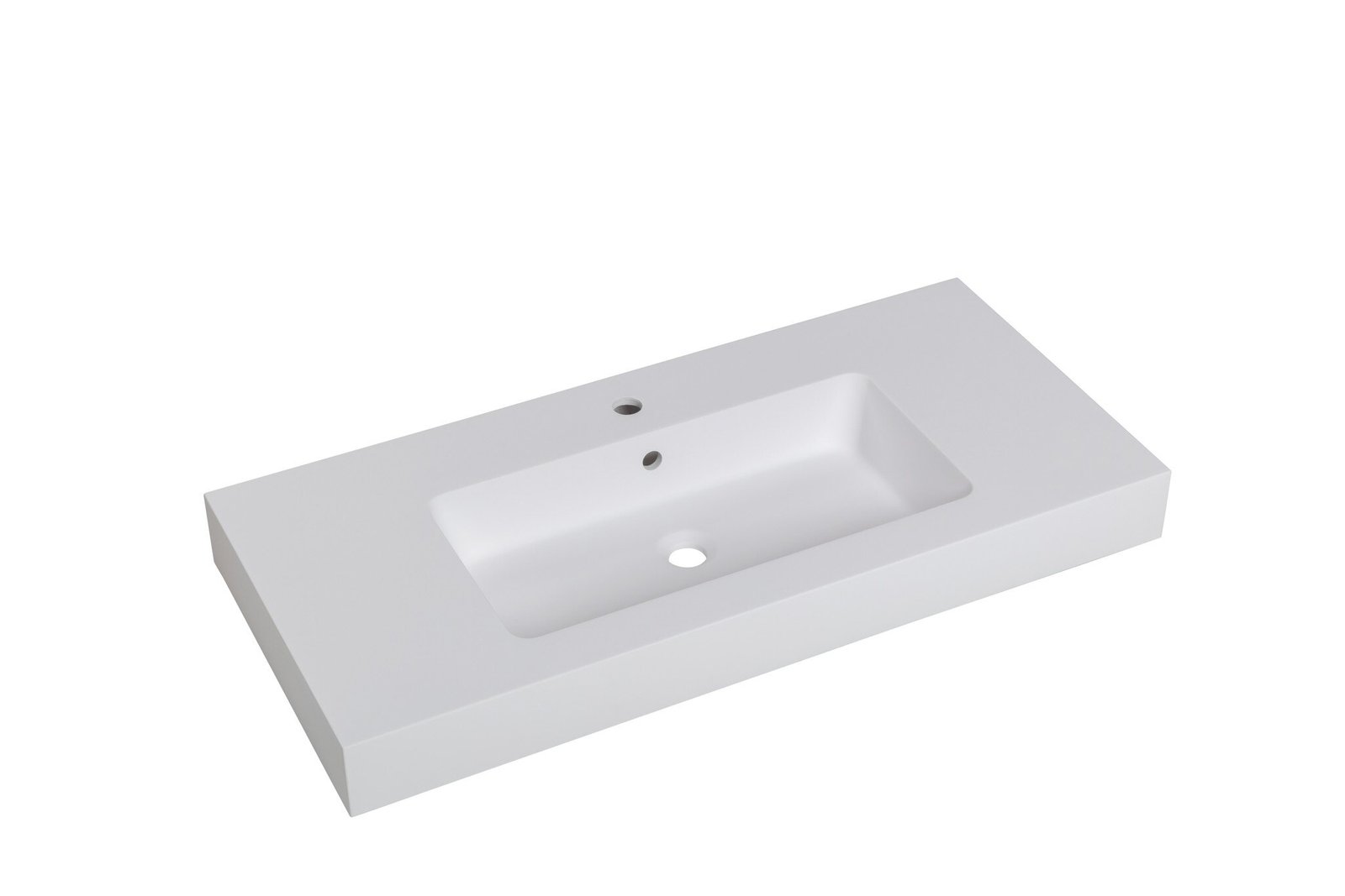Lavabo con faldon Baho Bianco V mate 80 cm.