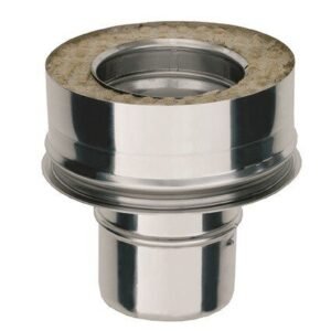 Pz. Bofill adaptador de tubo simple a doble diametro 80
