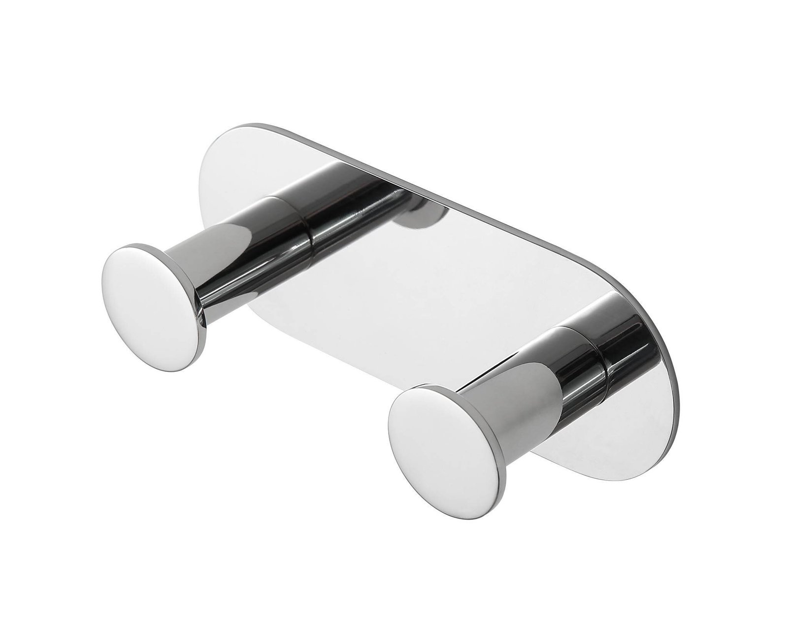 Percha doble BAHO Bolt cromo pulido