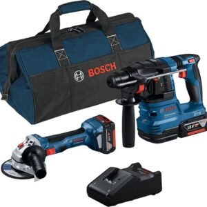 Pz. Bosch Martillo a bateria GBH 18v-22 + Mini-amoladora GWS 18V-7 a bateria