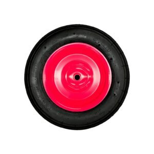 Rueda neum. para carretillas Gamma 350x8 disco acero Rojo