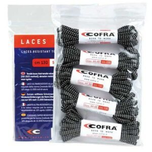 Paquete 5 pares Cofra cordon bow negro/marron 90cm