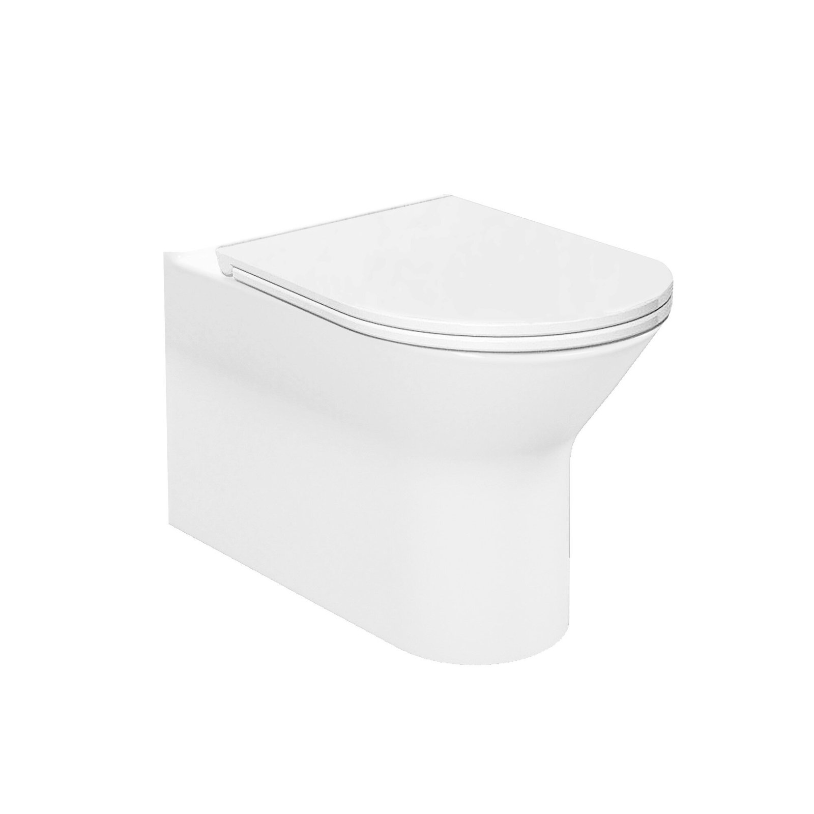 Taza Baho Solo carenado c/tapa amortiguada