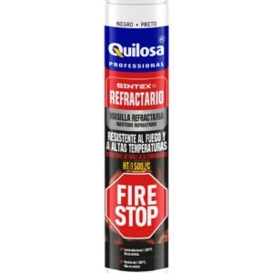 Masilla Quilosa refractaria Sintex negro 300ml