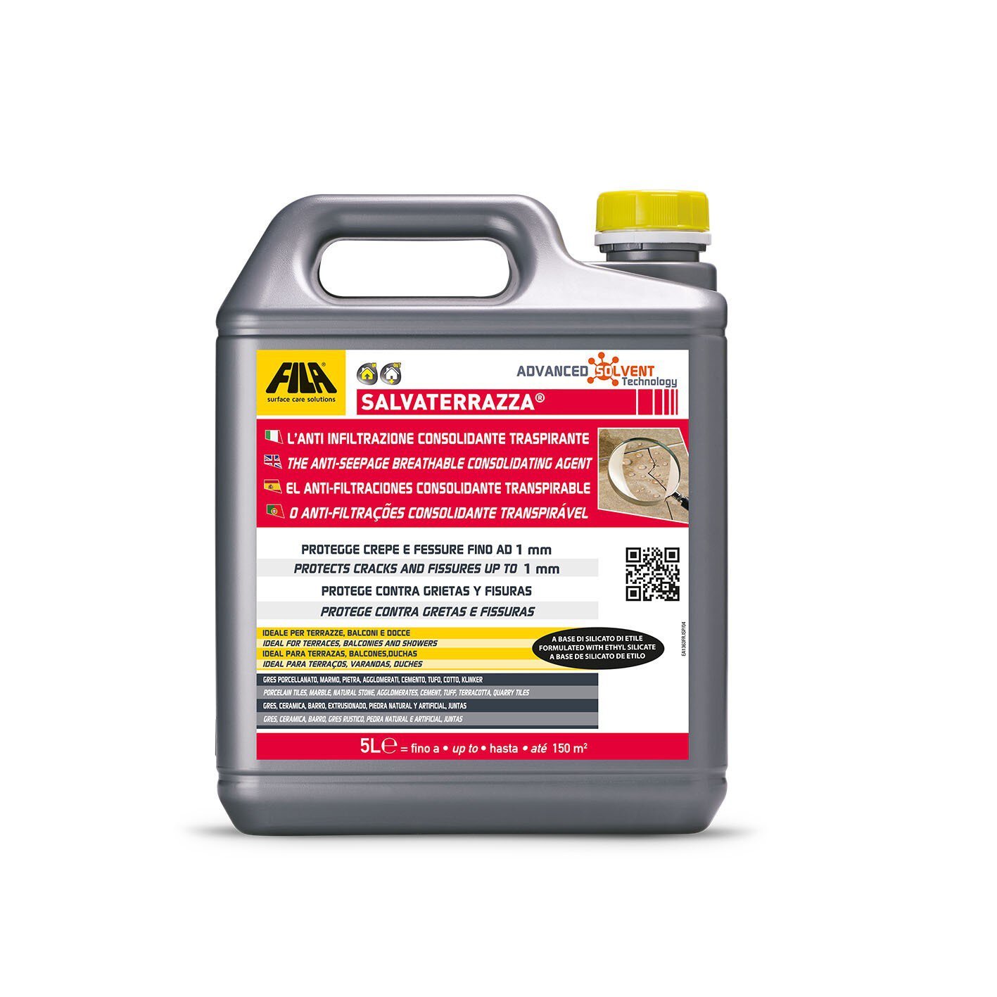 Bote (5l) Fila impermeabilizante Salvaterrazza