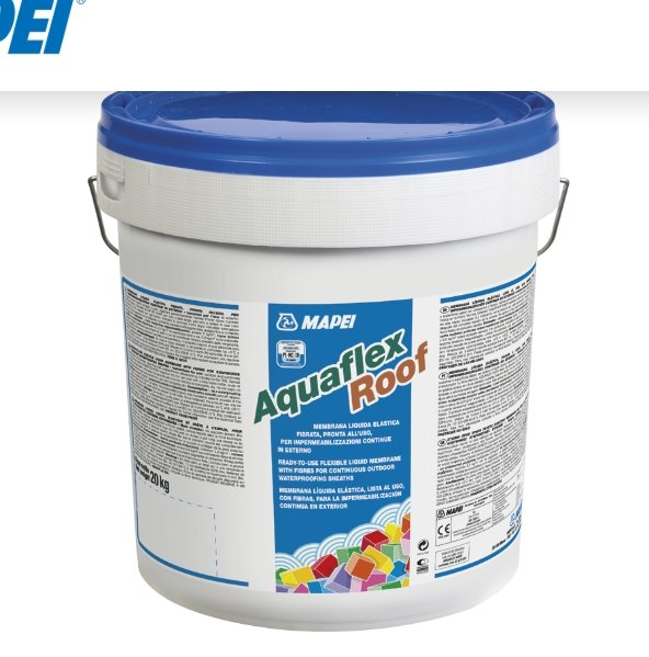 AQUAFLEX ROOF FIBRAS membrana impermeable elastica